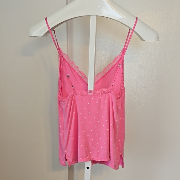 VS Heavenly XS Pink Polka Dot Women's Sleepwear Set - Picture 5 of 8
